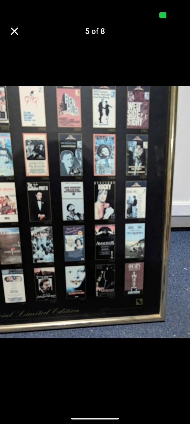 Academy Award Winners Framed VHS Tape Collection - photo 3