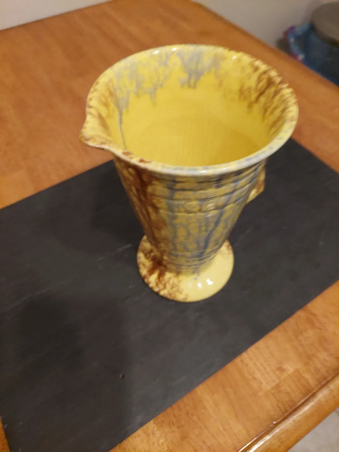 Vintage New England Pottery Pitcher image indicator(4)