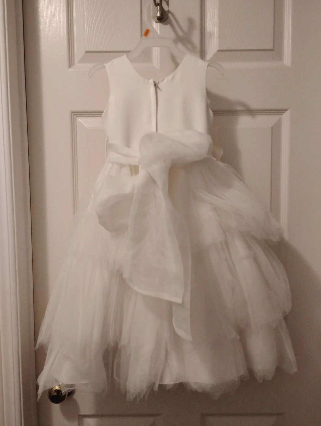 White Tulle Flower Girl Dress - photo 2
