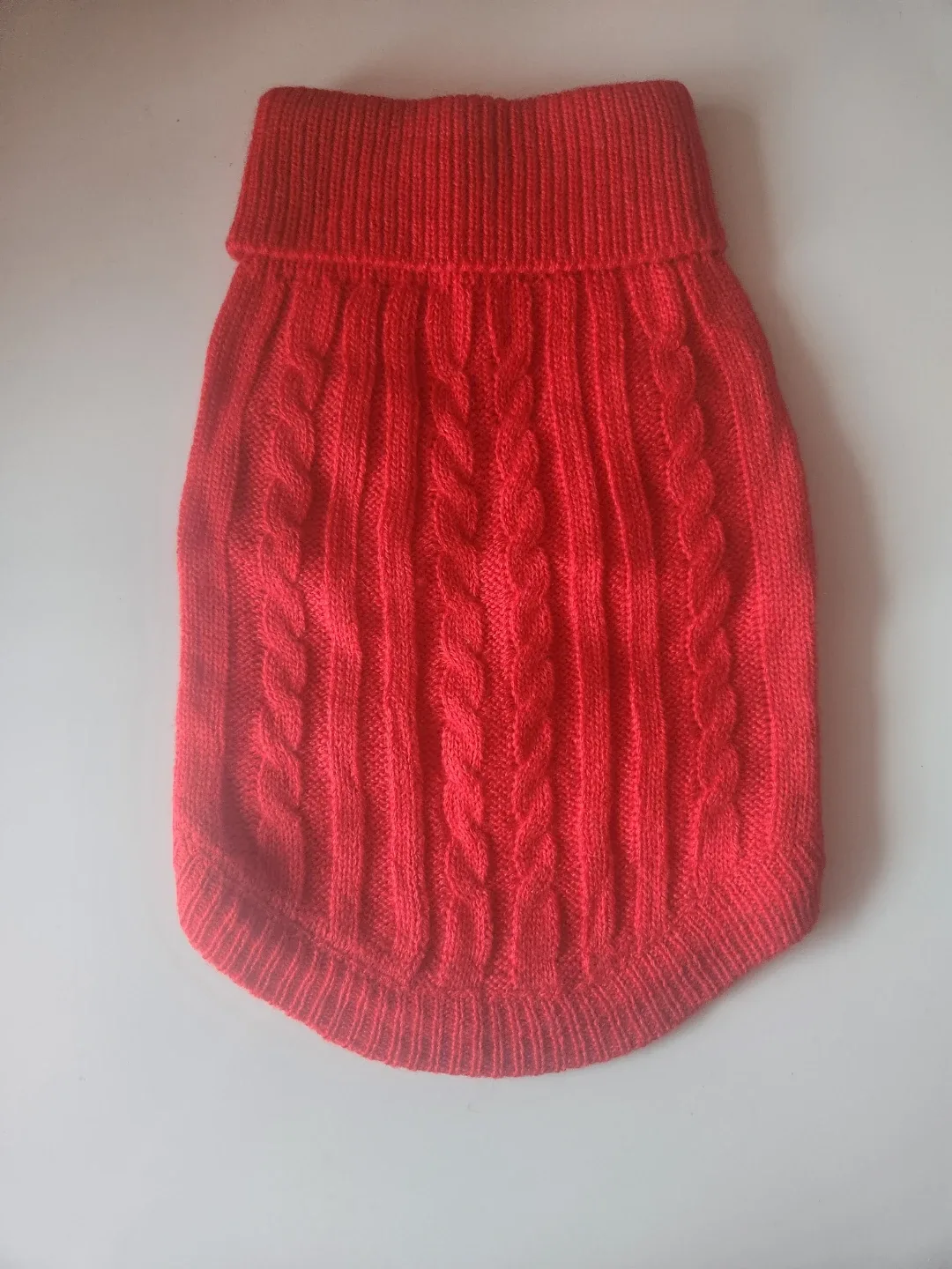Dog Sweater - Red & Pink Knit #cleanout