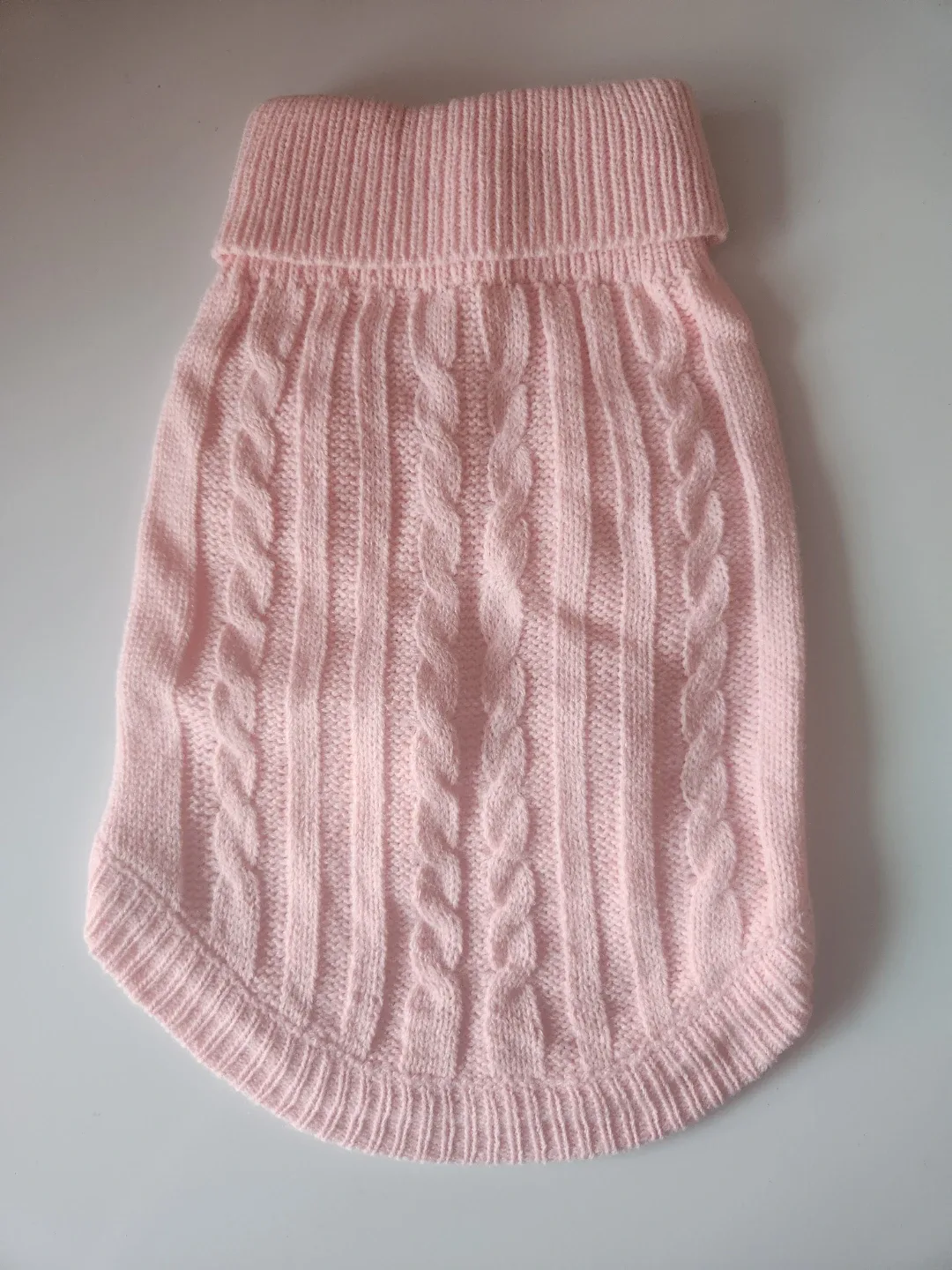 Dog Sweater - Red & Pink Knit #cleanout image indicator(3)