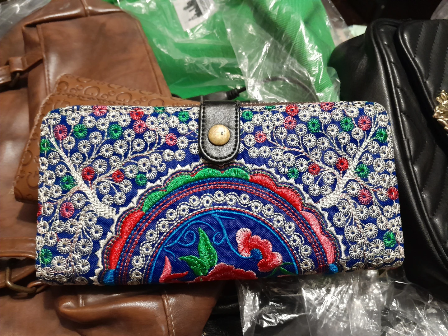 Embroidered Clutch Wallet - photo 2