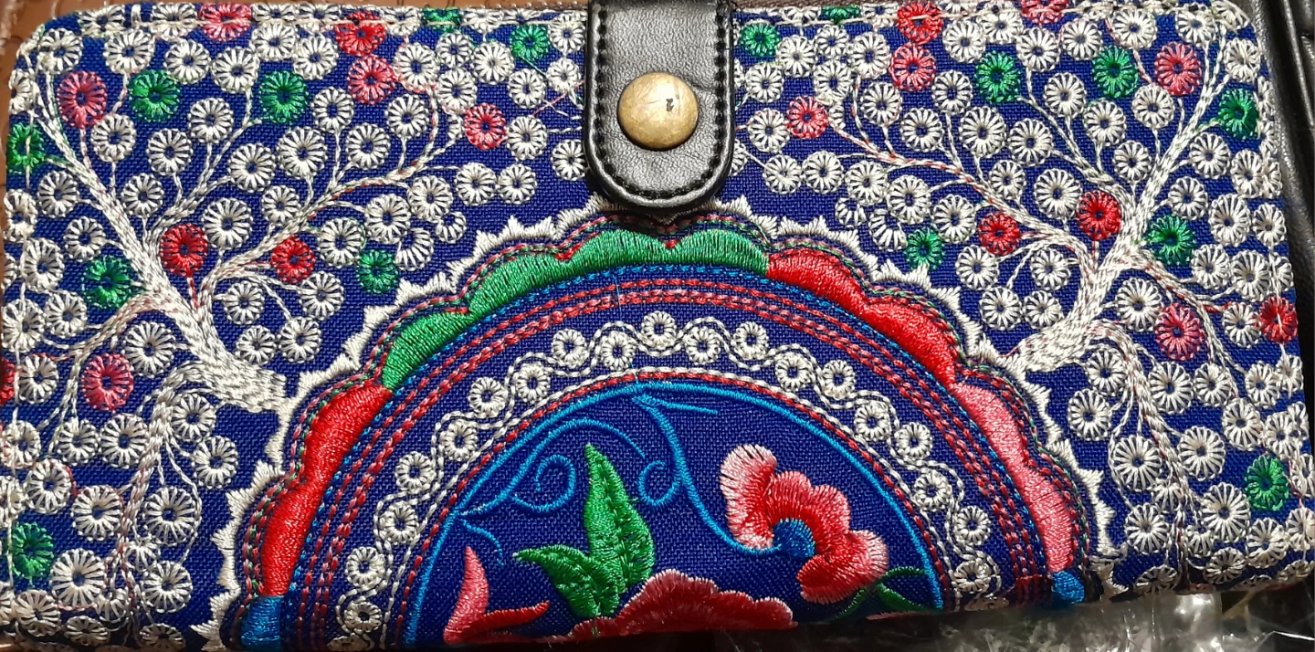 Embroidered Clutch Wallet - photo 3