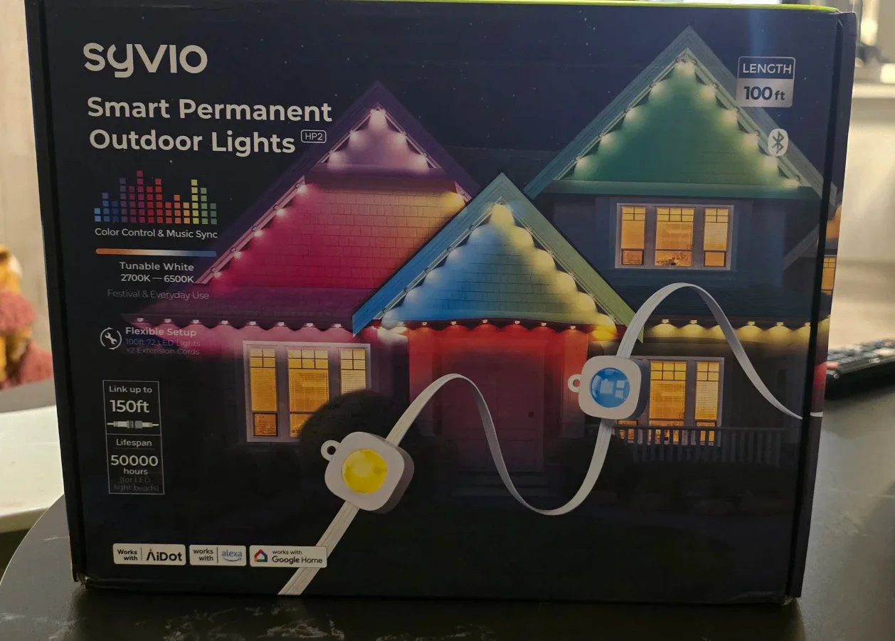 New Syvio Smart Permanent Outdoor Lights HP2 100ft