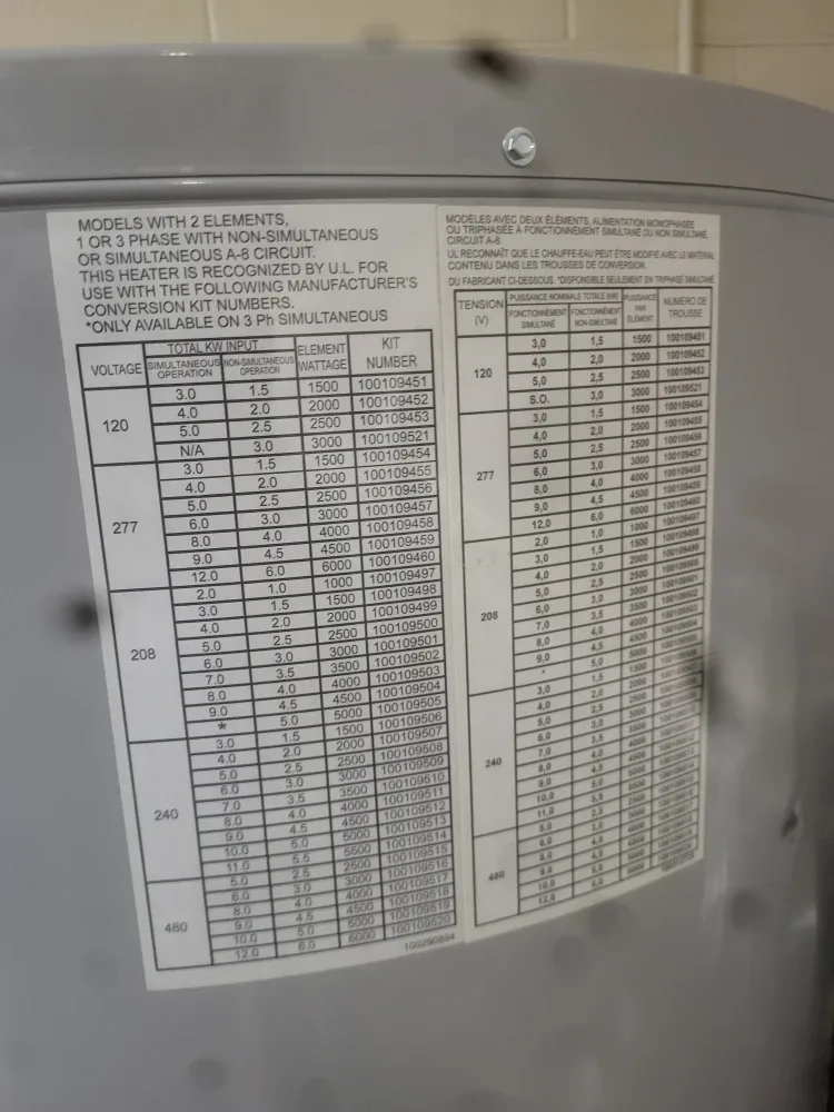 Brand new hot water tank commercial grade