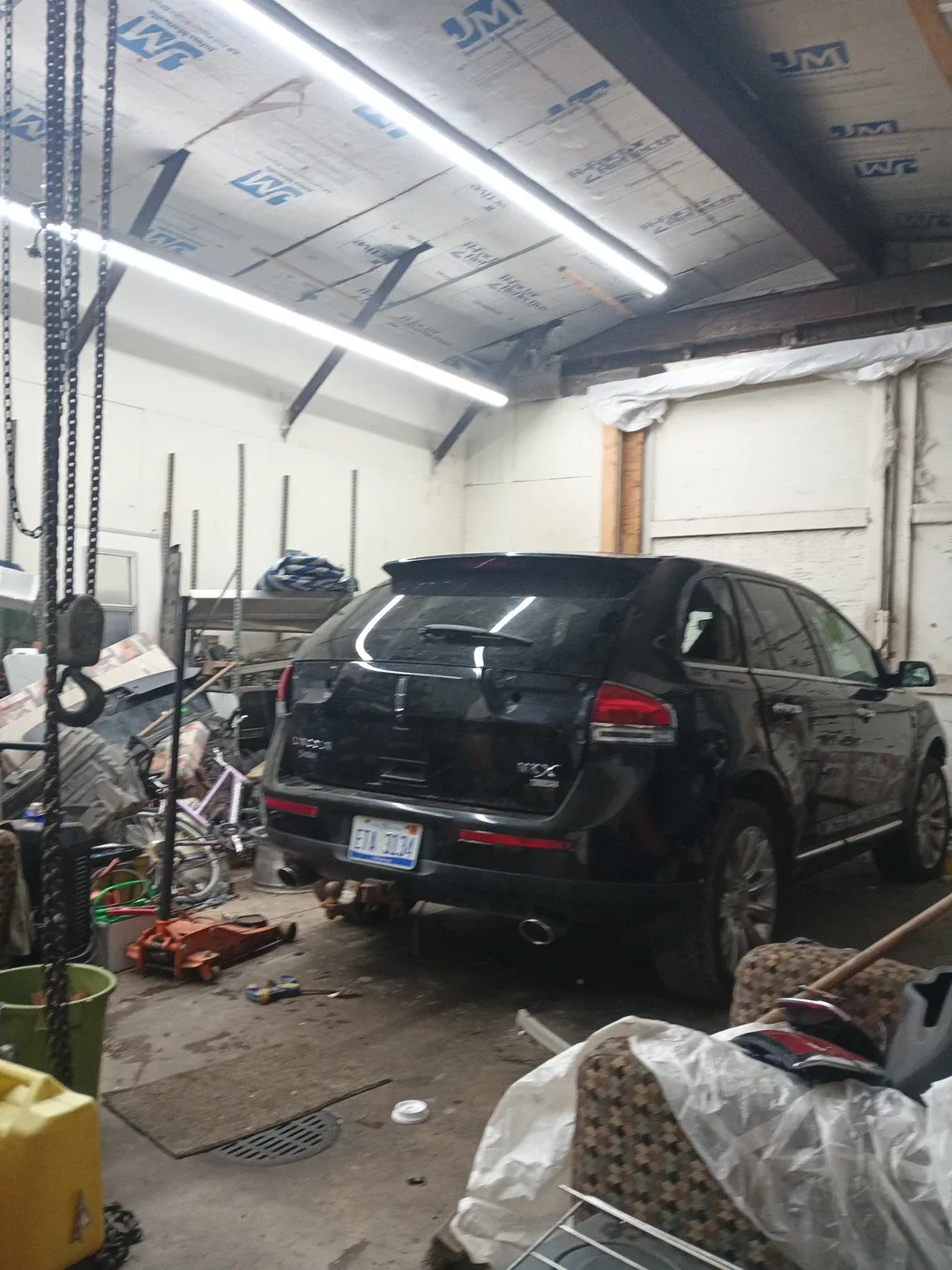 Black Lincoln MKX SUV