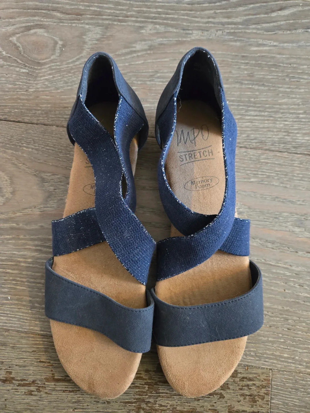 Stretch Wedge Sandals