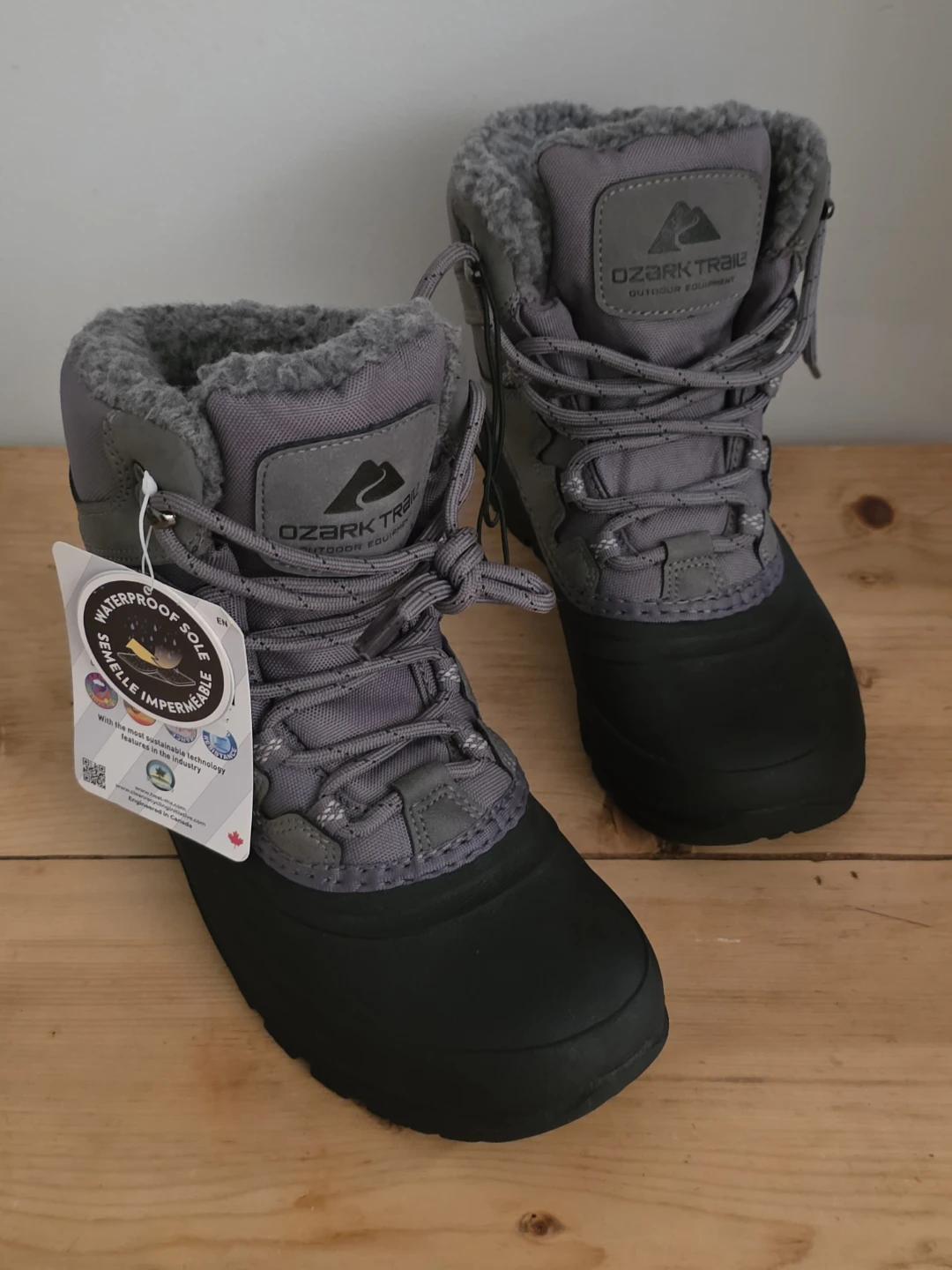 Ozark Trail Grey/Black Winter Boots - photo 2