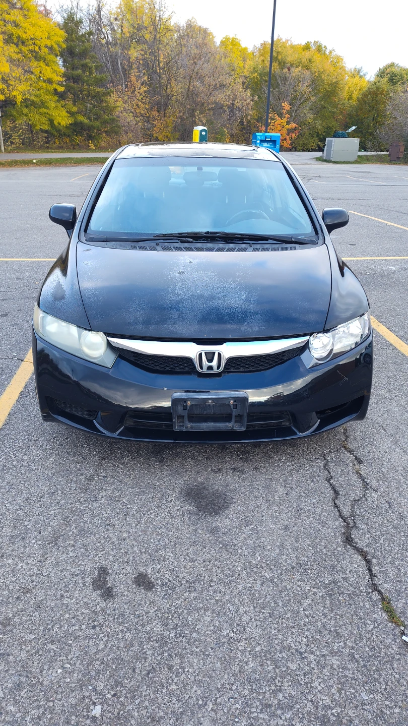 Black Honda Civic Sedan