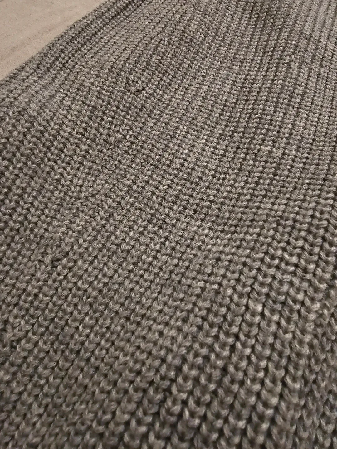 Grey Knit Cardigan with pockets image indicator(2)