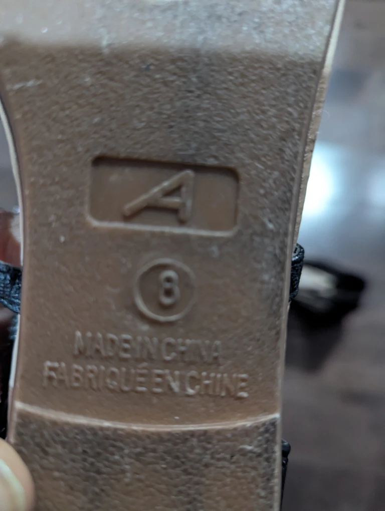 Ardene Black Sandals - Size 8 - photo 3