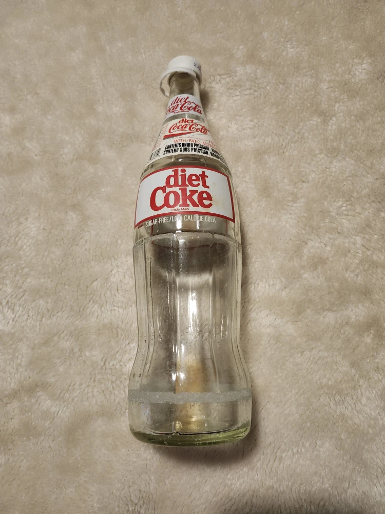Vintage Diet Coke Glass Bottle