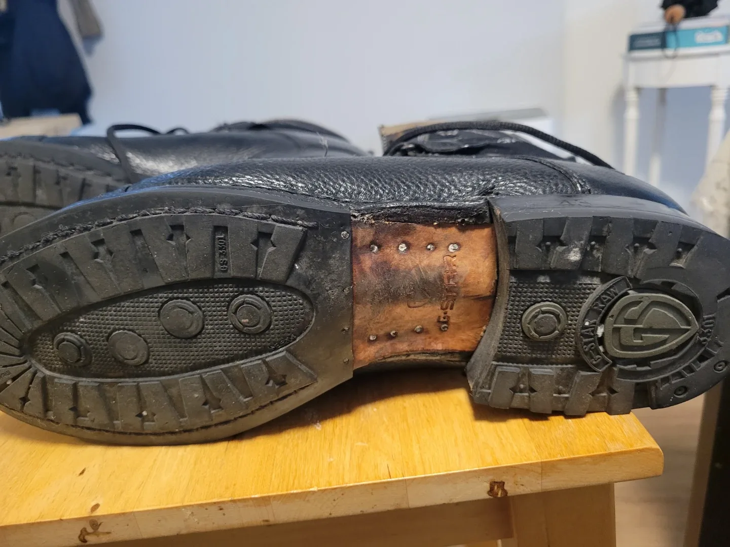 G-Star RAW Black Leather Boots image indicator(5)