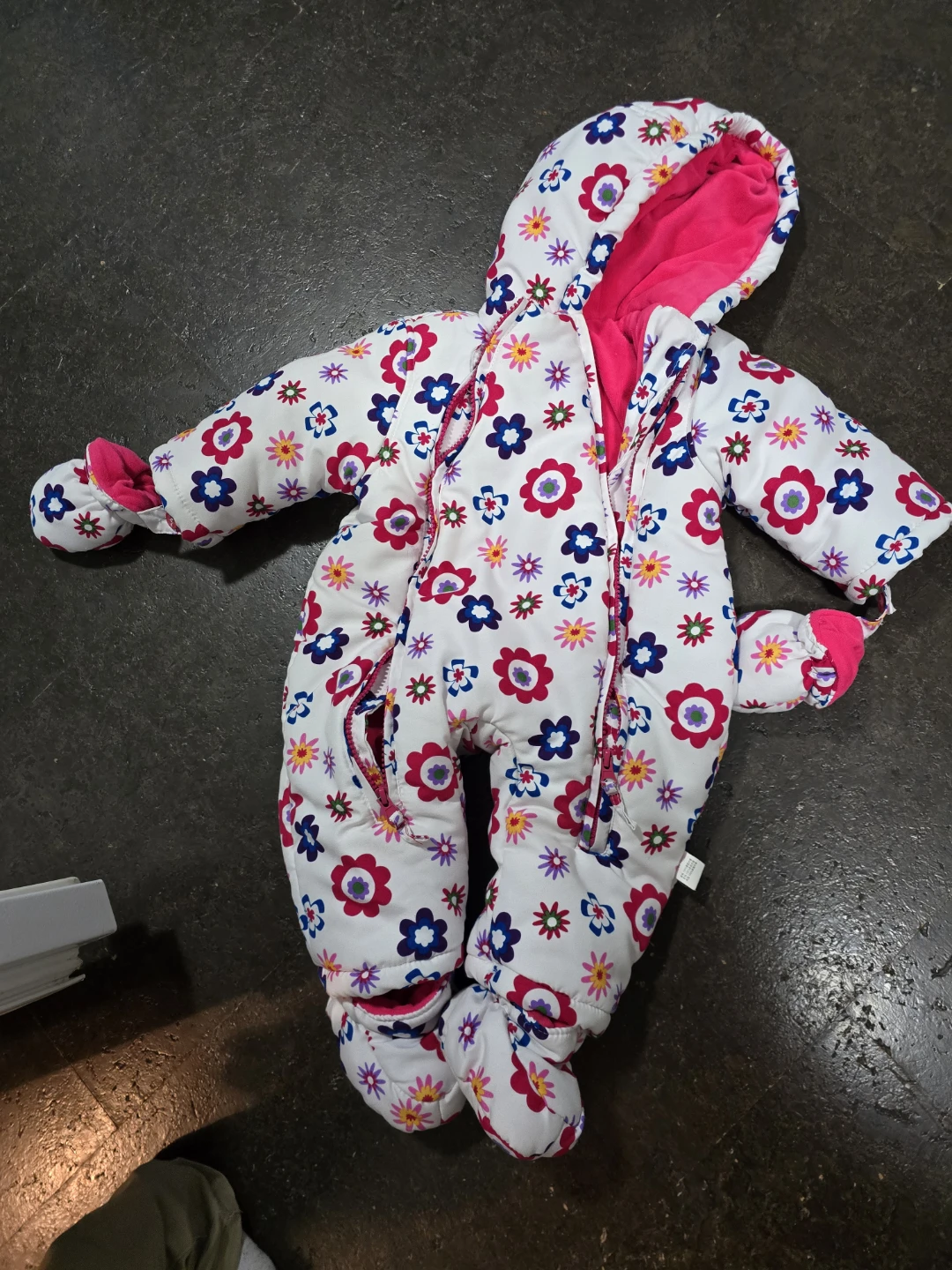 Kidsbett Floral Snowsuit