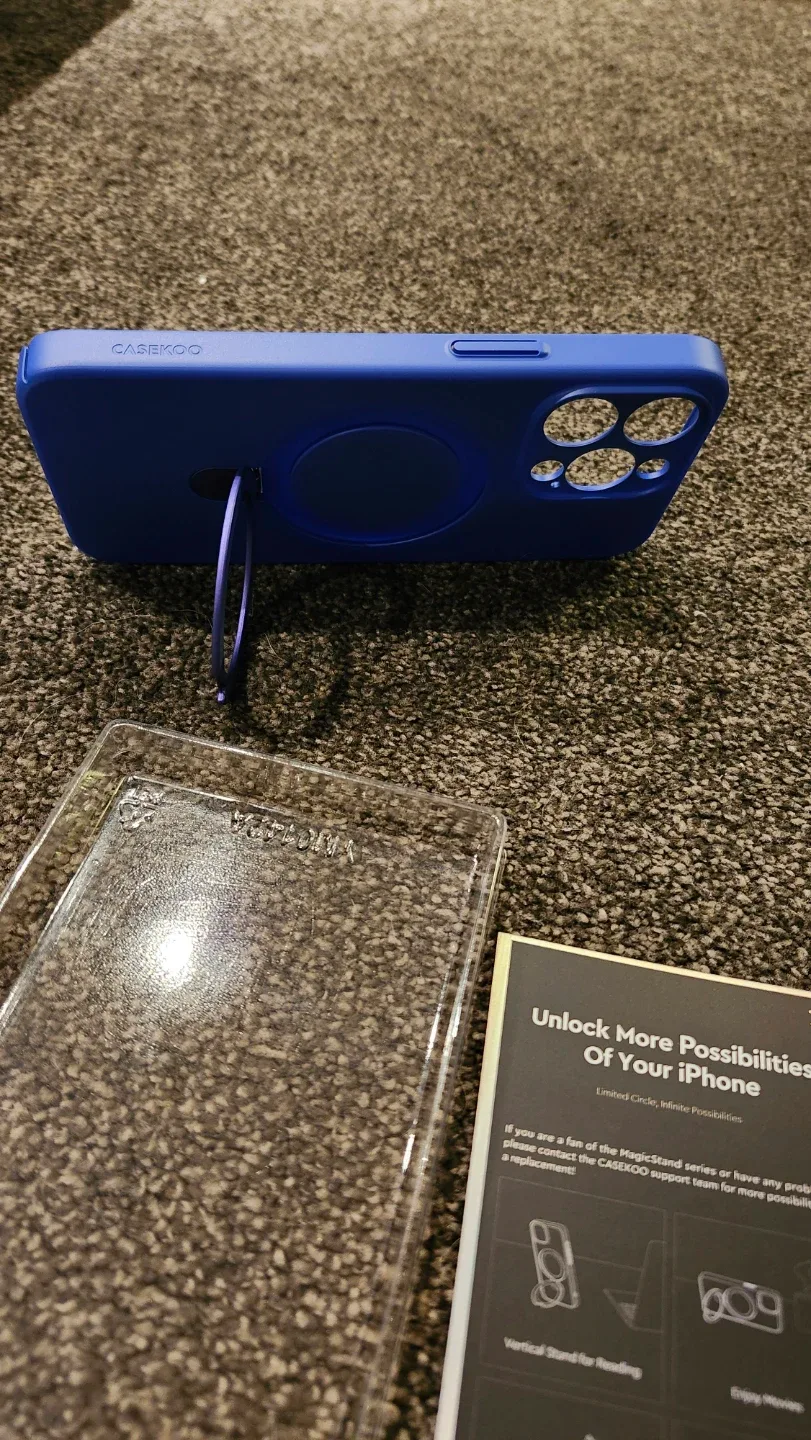 CASEKOO Magstand iPhone Case - Blue image indicator(2)