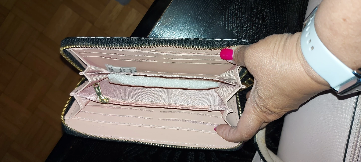 Patterned Zip-Around Wallet - photo 2