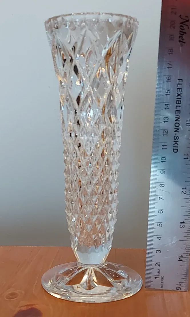 Crystal Glass Vase #cleanout image indicator(2)