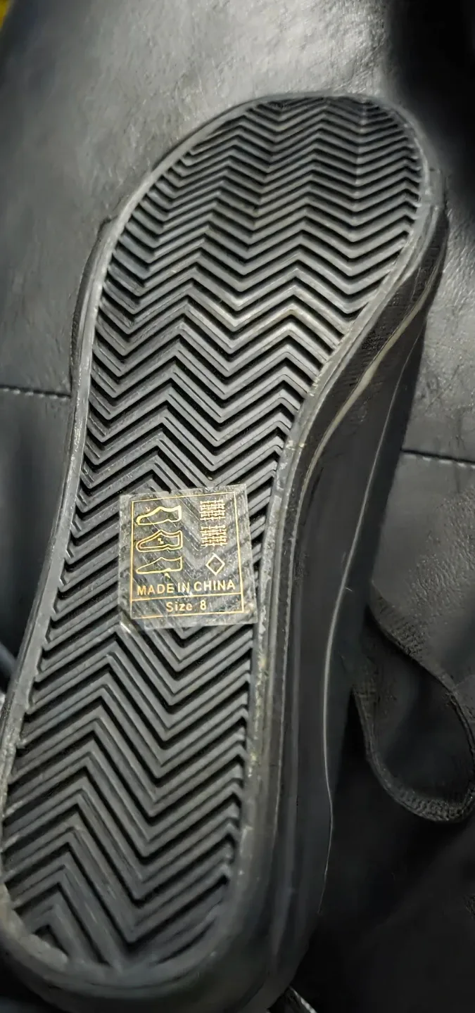 A.co Black Sneakers - Size 8 Ladies