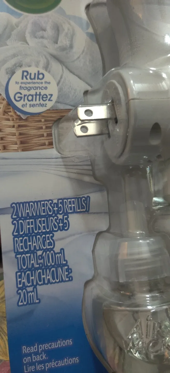 Air Wick Crisp Linen Scented Oil Warmer + 5 Refills image indicator(3)