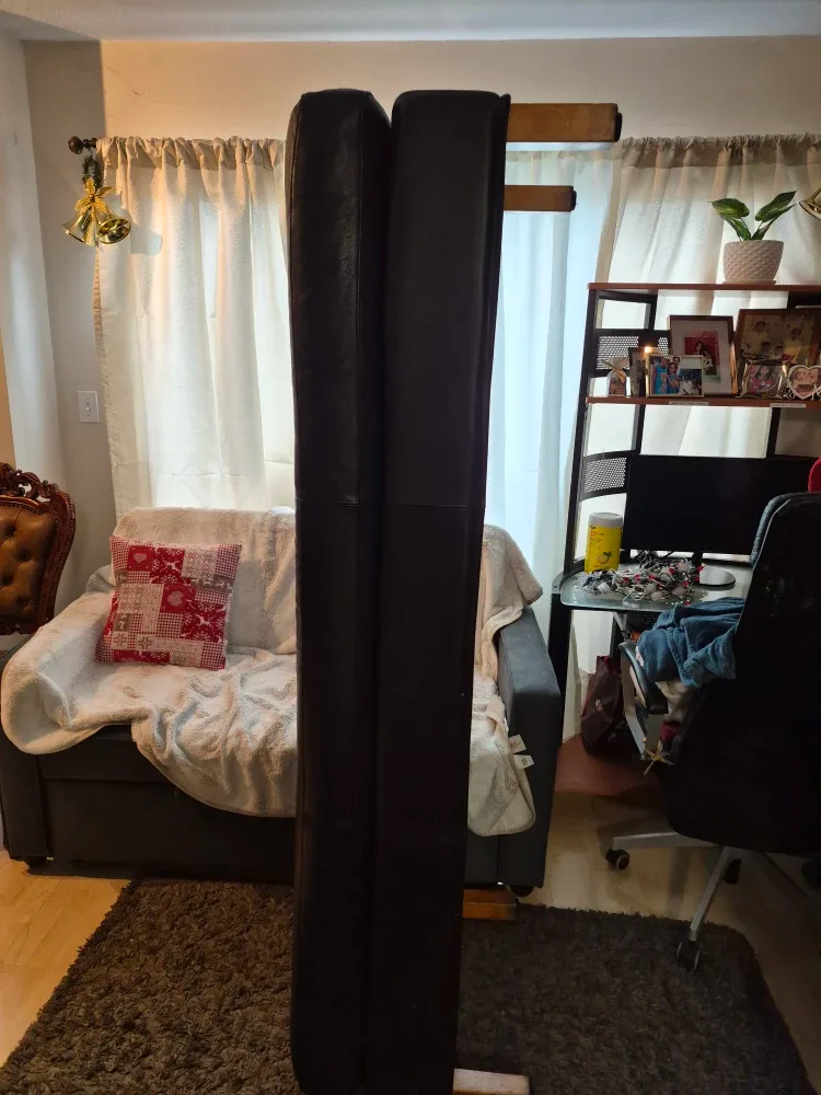 Black Leather Ottoman Bench image indicator(4)