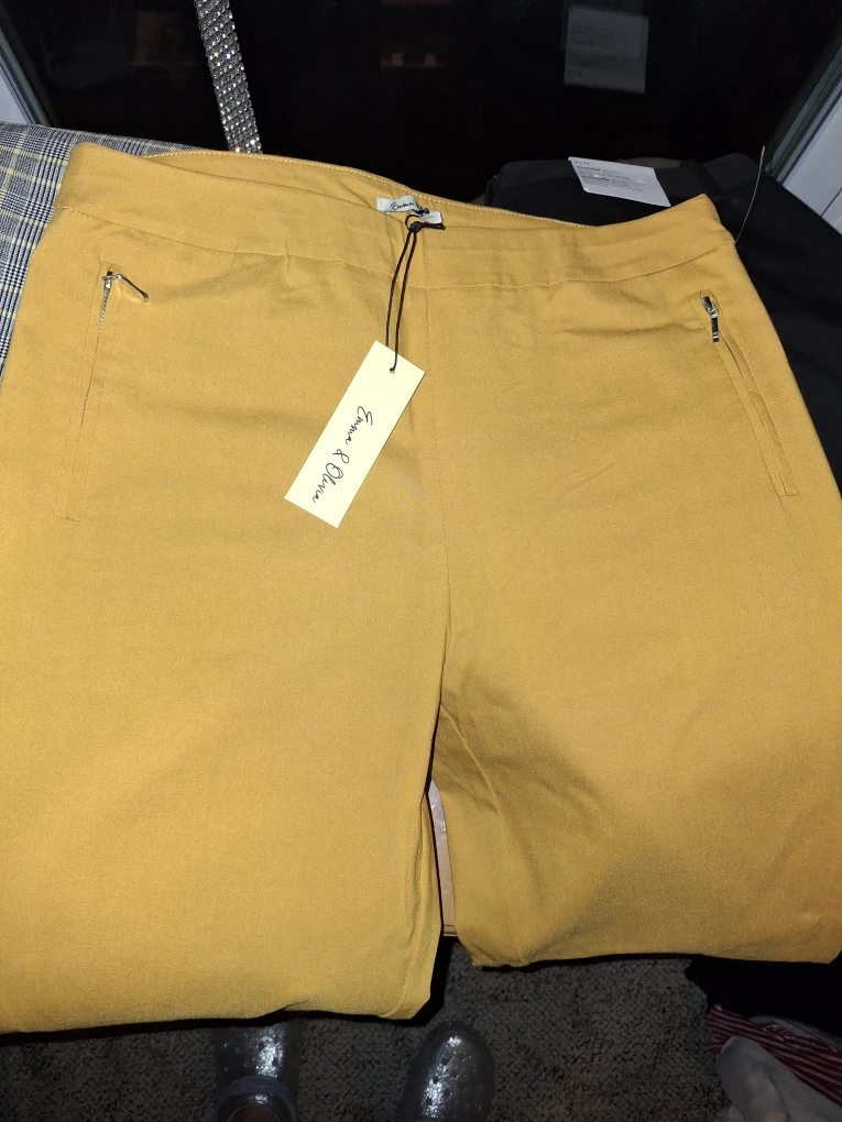 Emma & Olivia Yellow Pants - Size 8 - photo 4