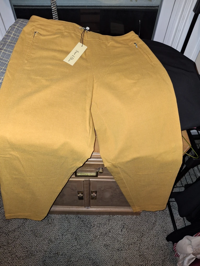 Emma & Olivia Yellow Pants - Size 8 - photo 5
