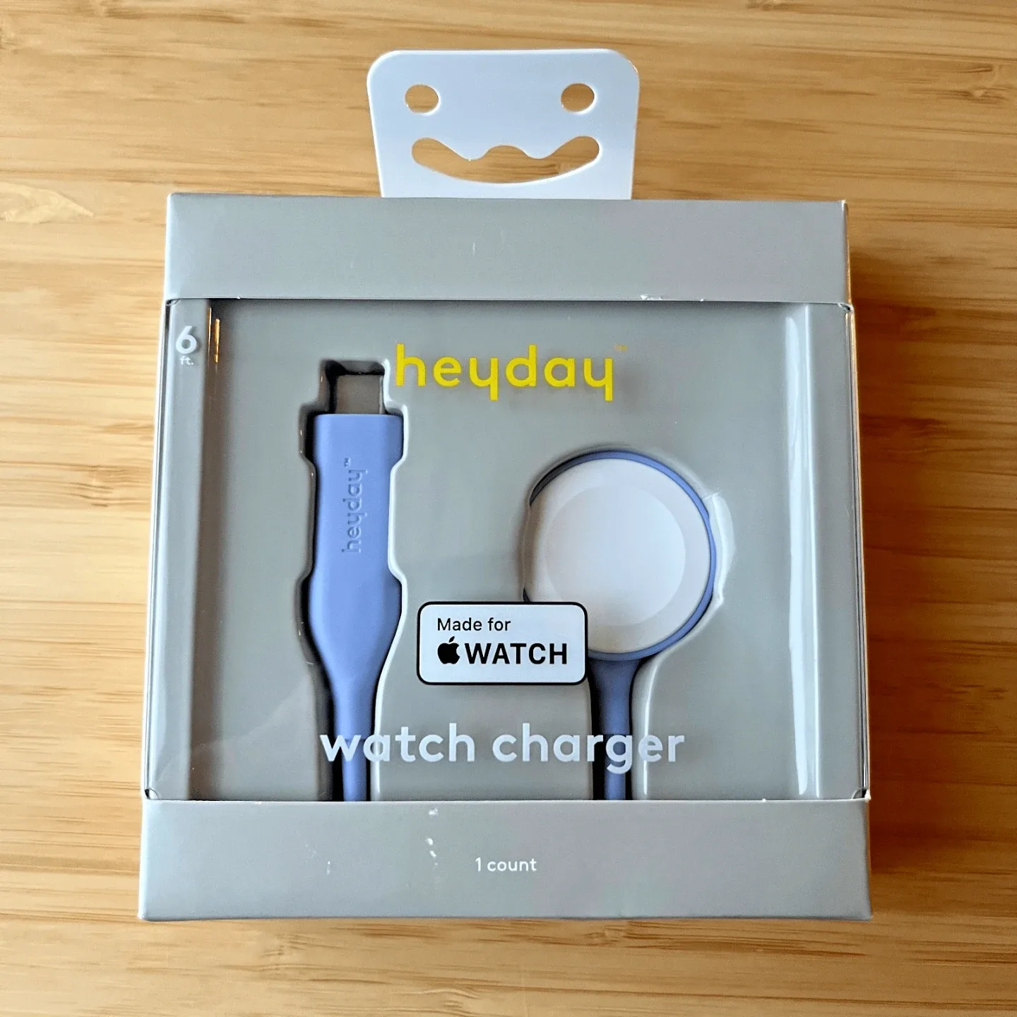 New heyday Apple Watch Charger USB Purple Blue #Cleanout