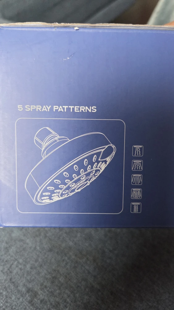 HOPOPRO 5 Spray Patterns Shower Head - Chrome - photo 5