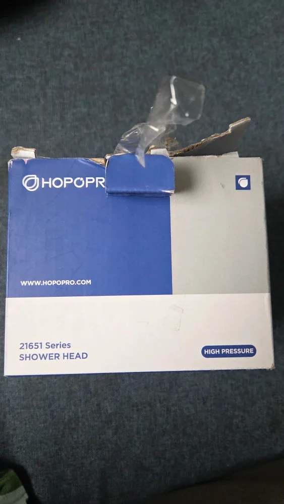 HOPOPRO 5 Spray Patterns Shower Head - Chrome image indicator(6)