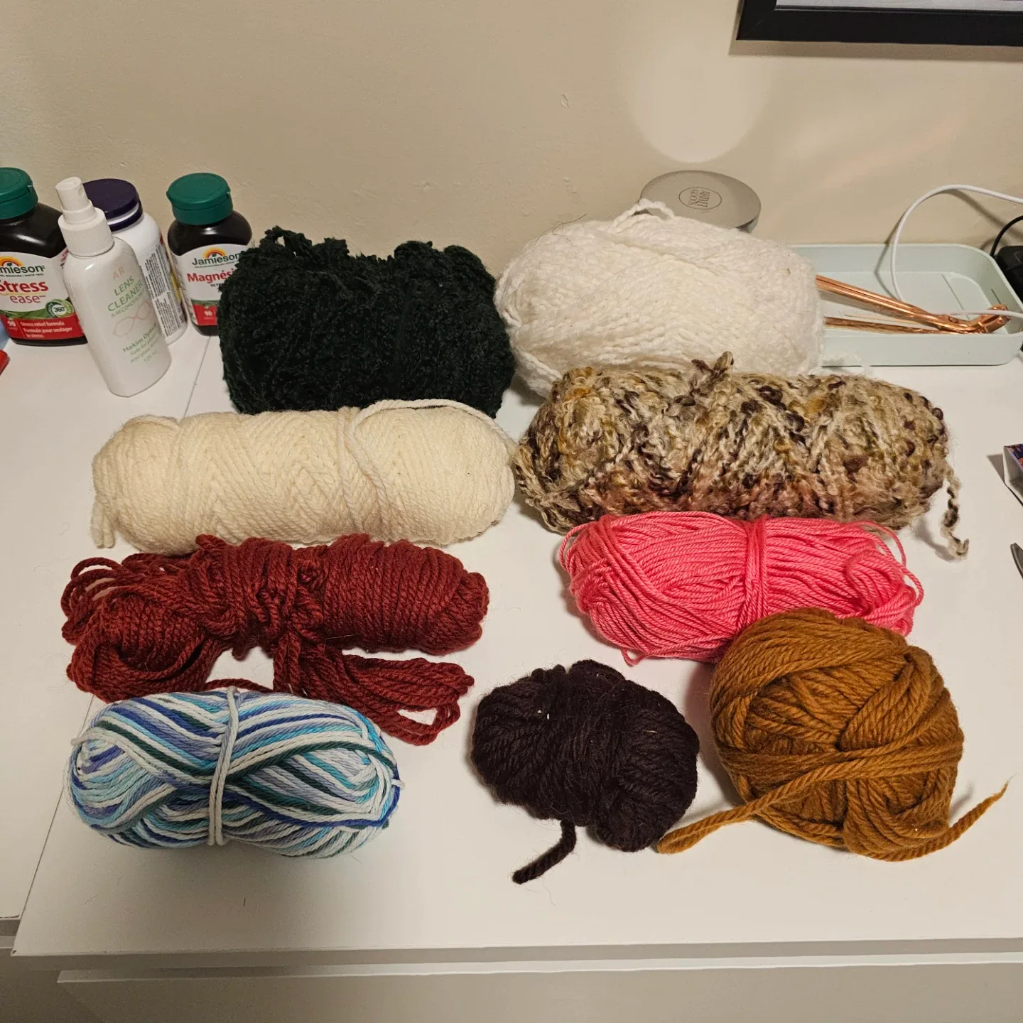 Yarn and needles