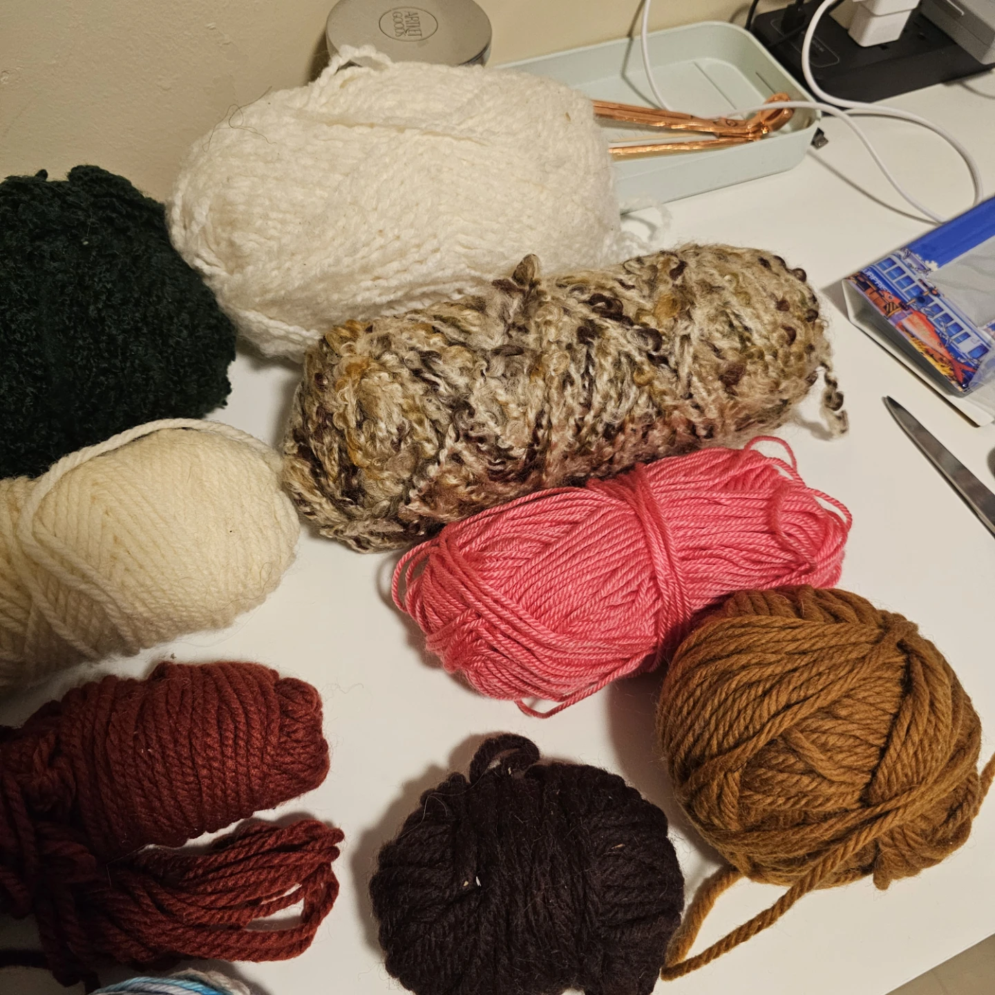 Yarn and needles - photo 3