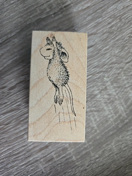 Wooden Mouse Stamp - photo 2