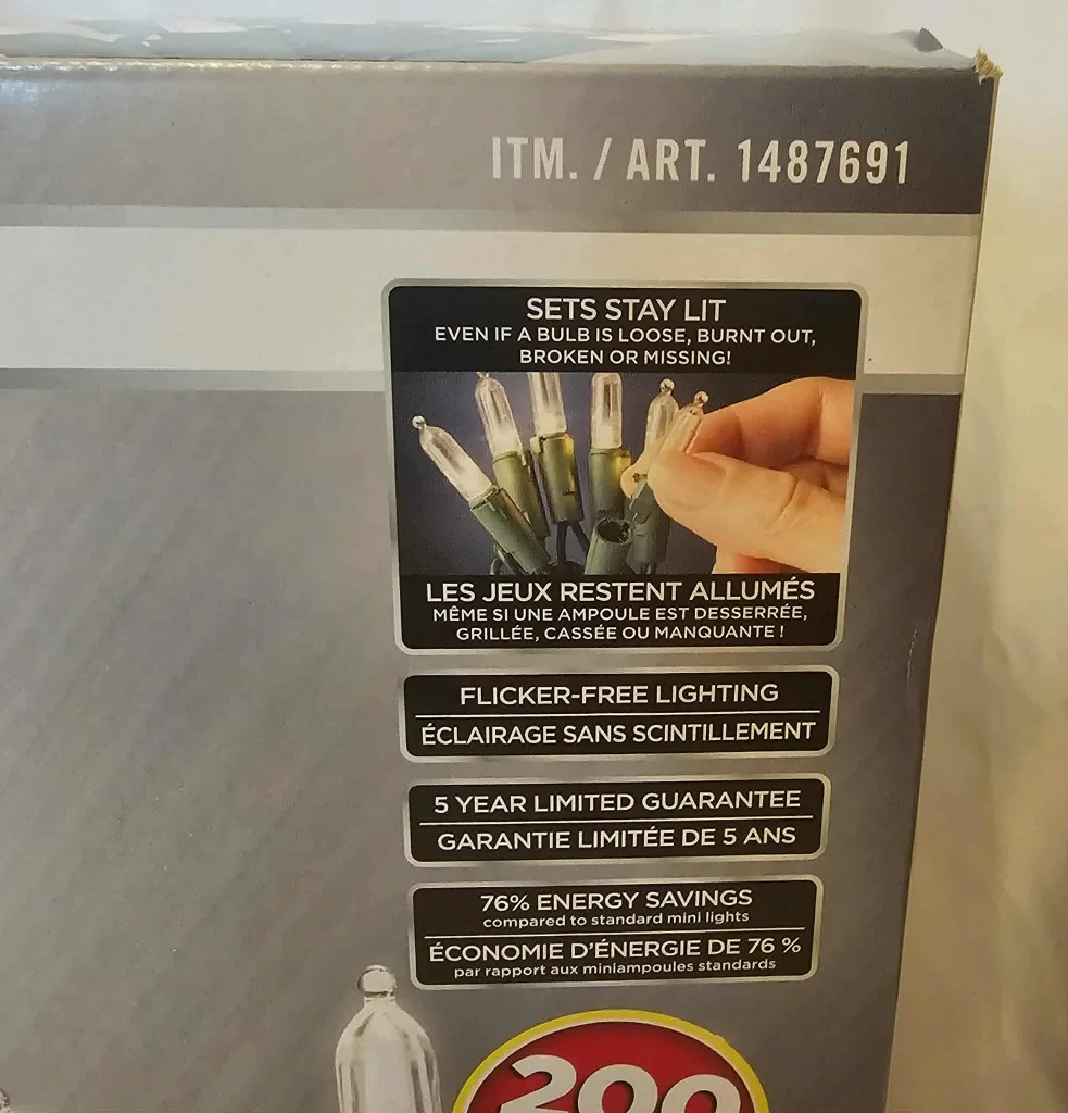 Pure White Sylvanna Stay-Lit Platinum LED Mini Lights image indicator(2)