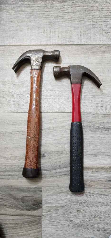 Two Used Claw Hammers #cleanout