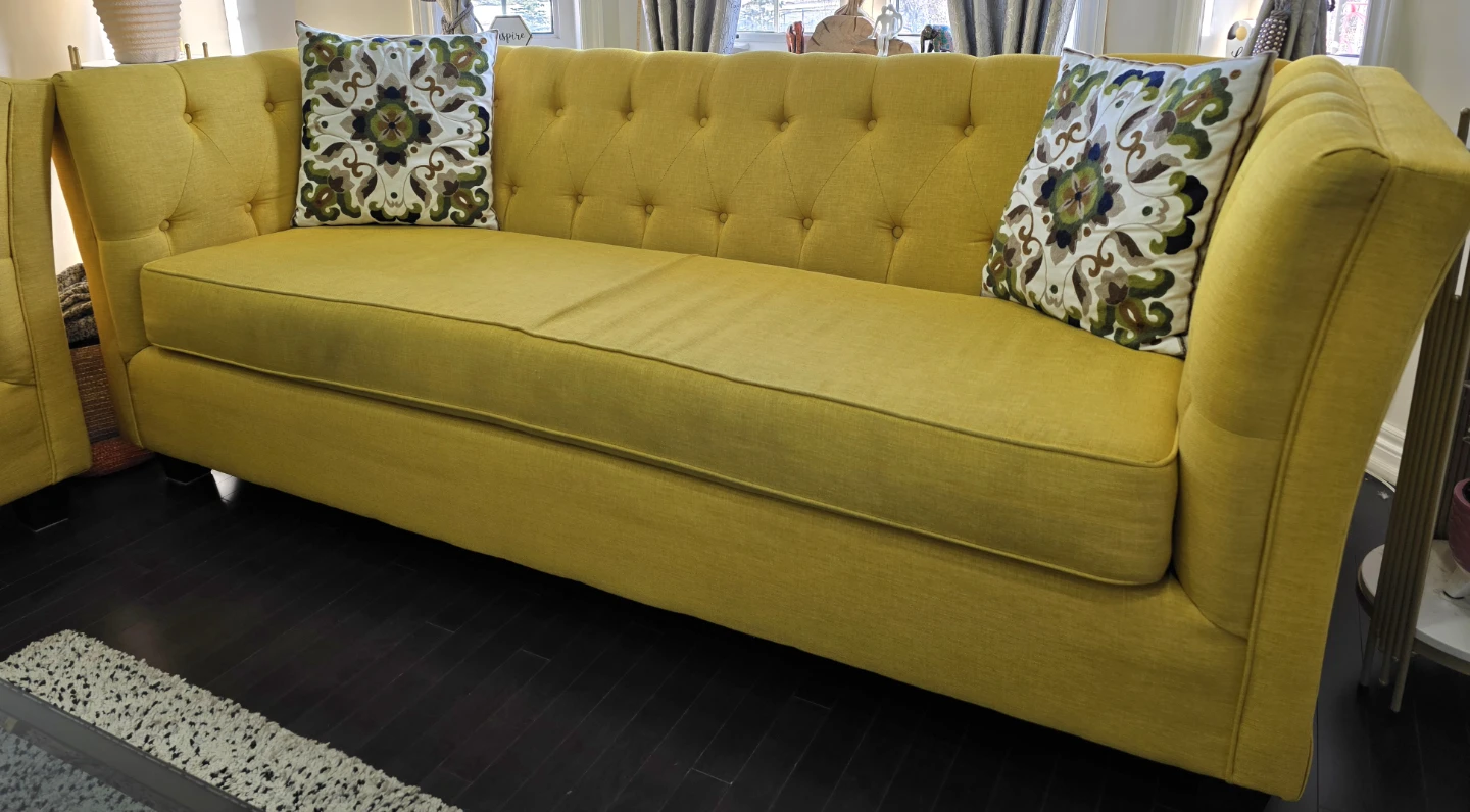 Yellow Sofa Set - photo 2