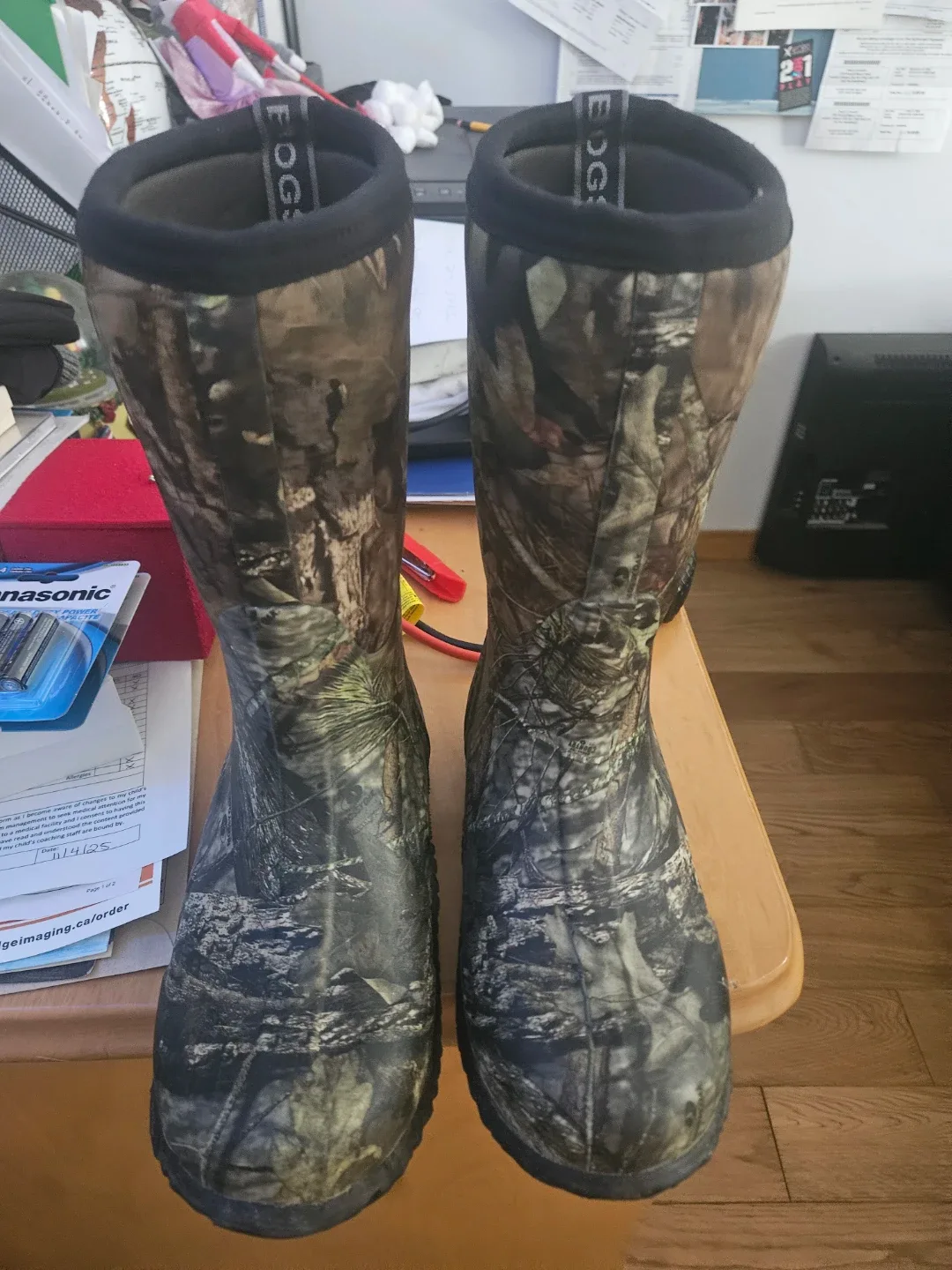 Bogs Classic High Youth Size 4 Camo Boots image indicator(2)