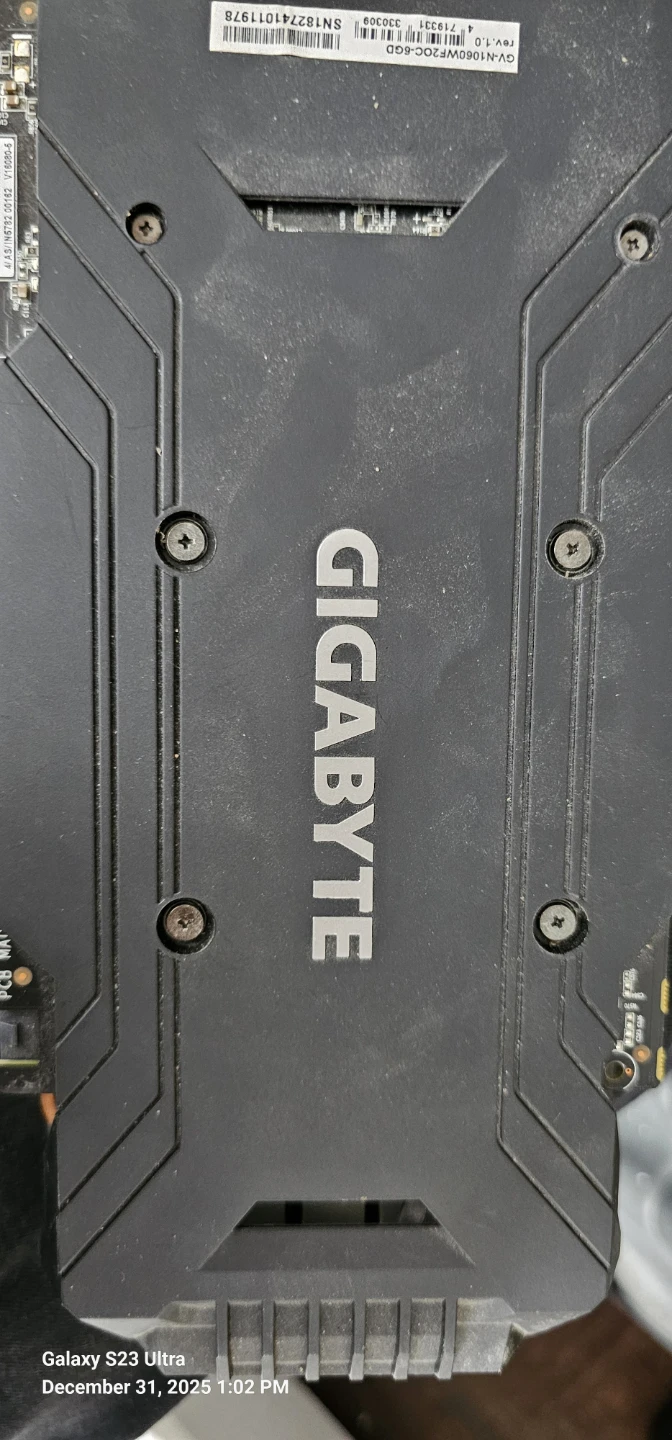 Gigabyte GTX 1060 6GB Windforce – UNTESTED – AS IS - photo 2
