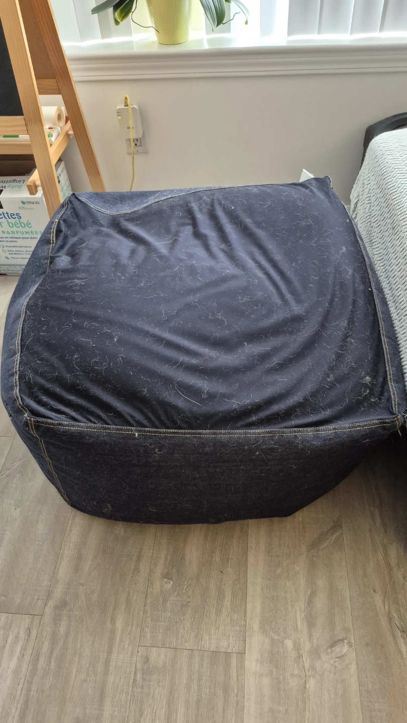Muji Denim Bean Bag Chair - photo 2