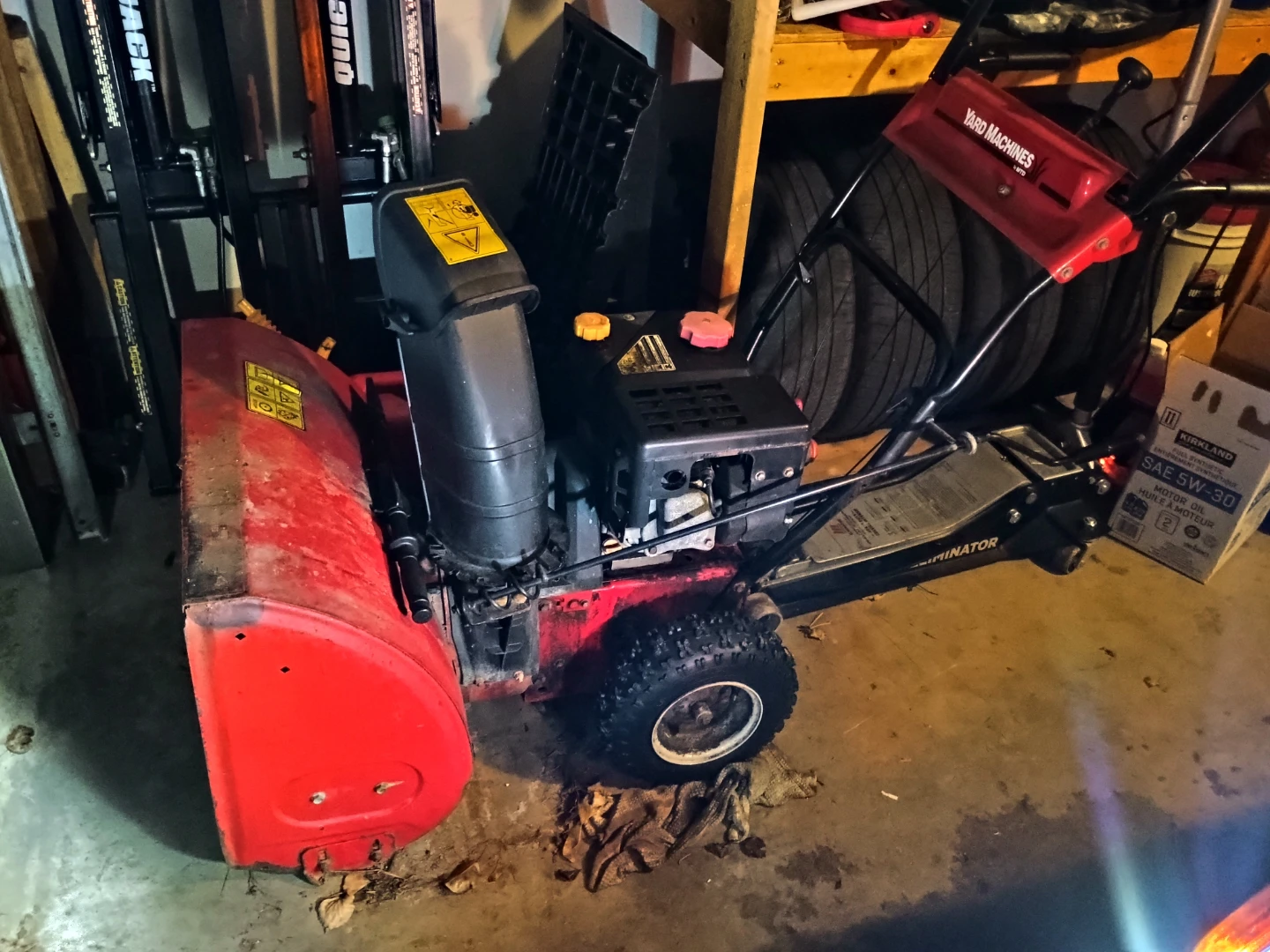 Yard Machines Snow Thrower