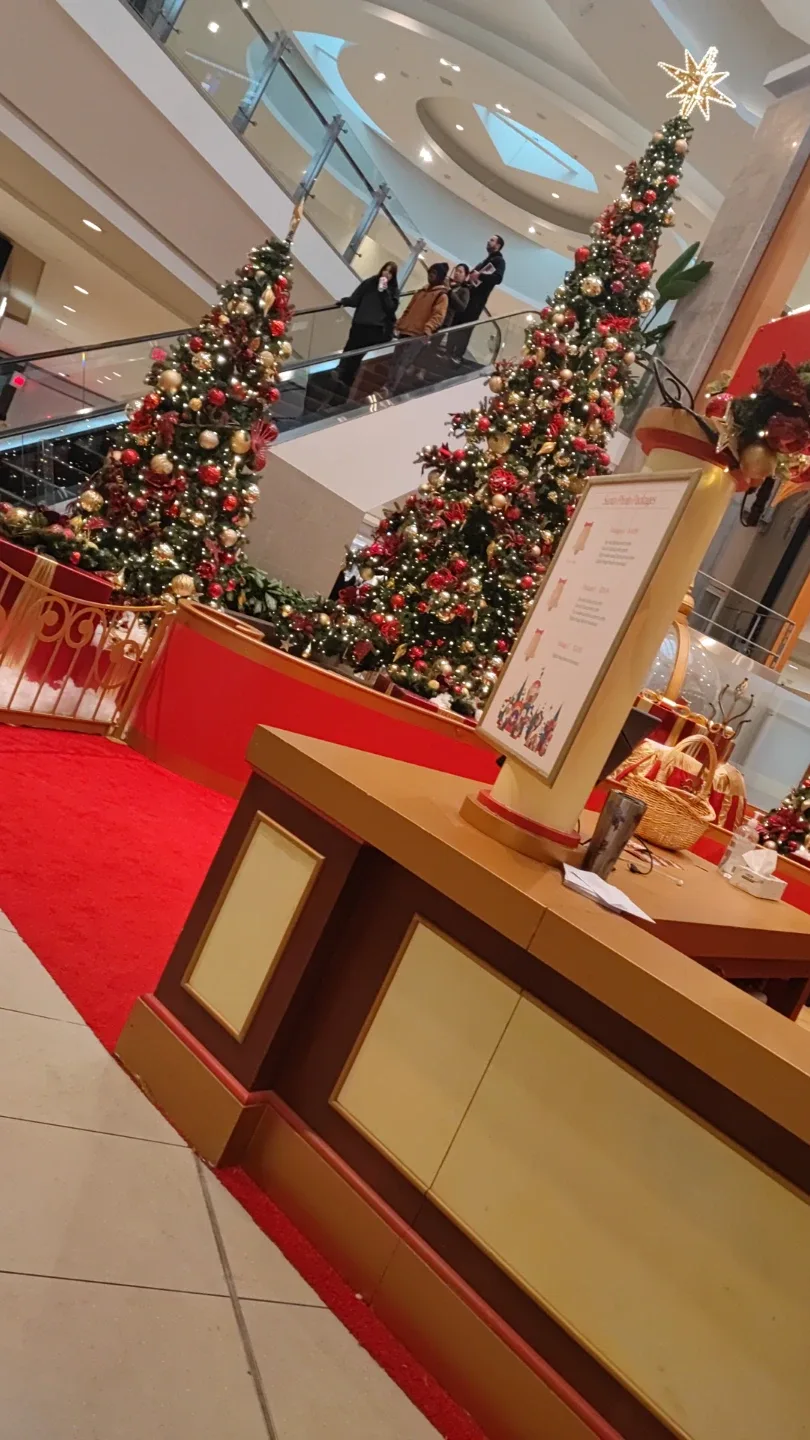 Helper at Christmas party