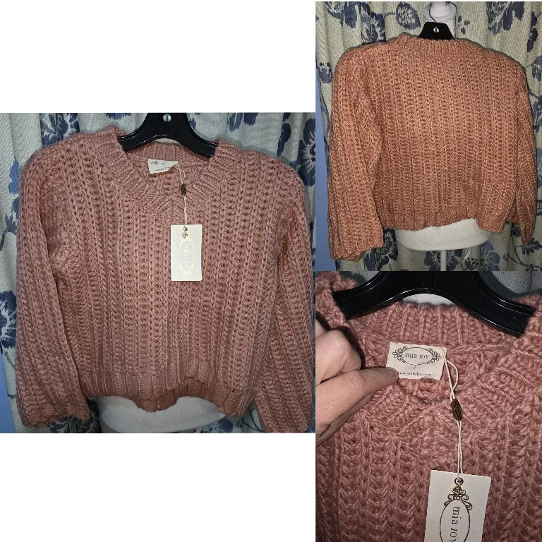 Mia Joy Knit Sweater size 7 - New with Tags