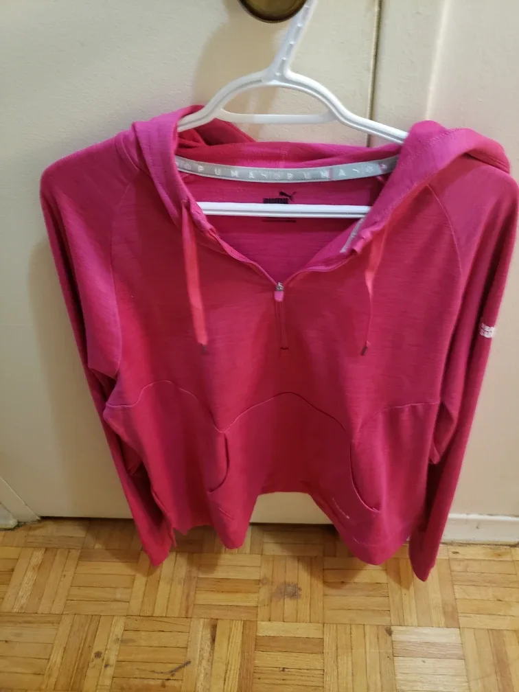 Puma Pink Hoodie - Size XL