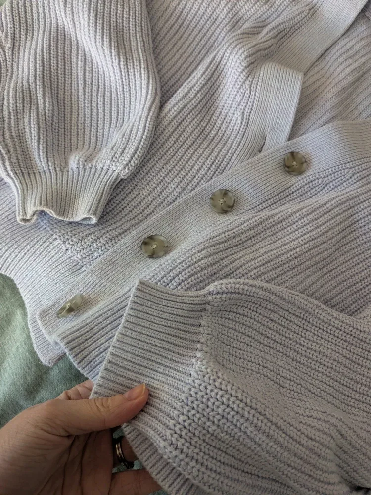 GAP chunky knit cotton sweater cardigans image indicator(5)