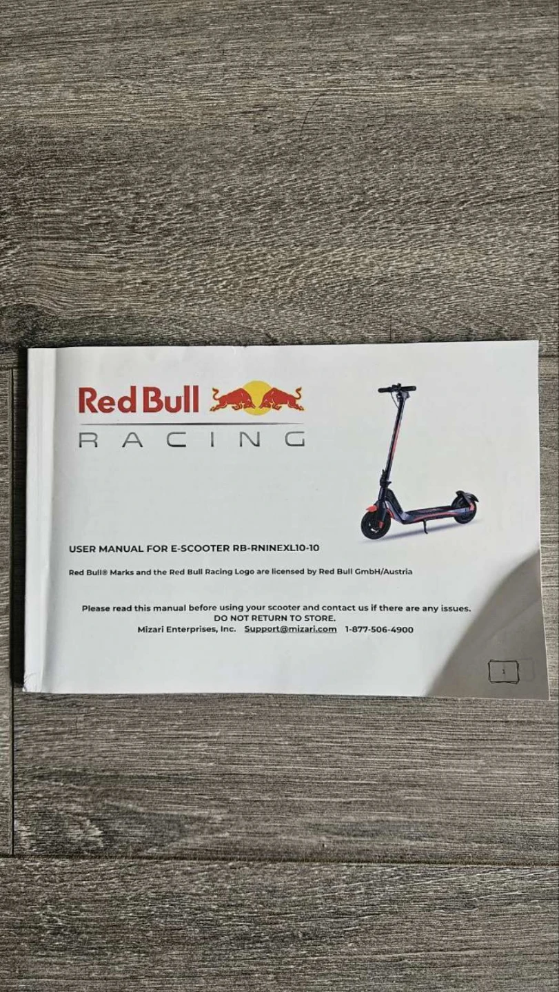 Red Bull Racing E-Scooter - photo 4