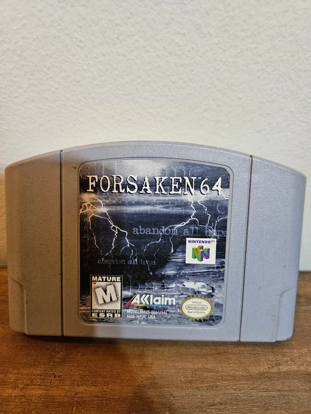 Forsaken 64 N64 Game Pak