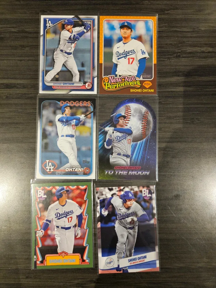 Shohei Ohtani Baseball Cards - Dodgers