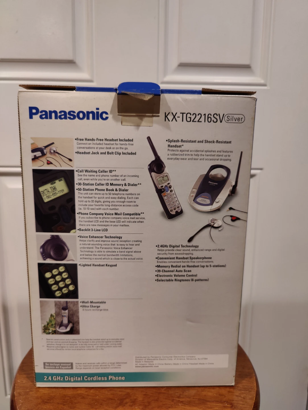 Panasonic KX-TG2216SV Cordless Phone - Silver - photo 4