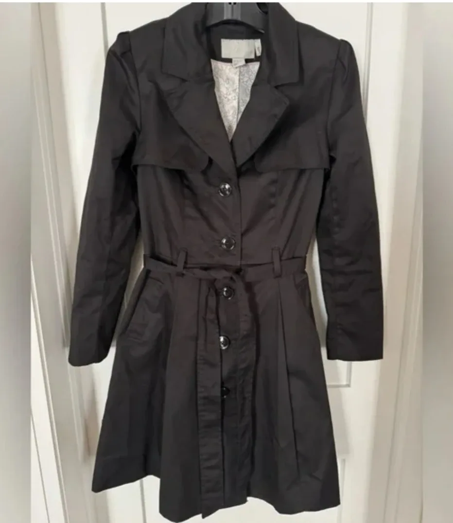 Black Trench Coat H&M