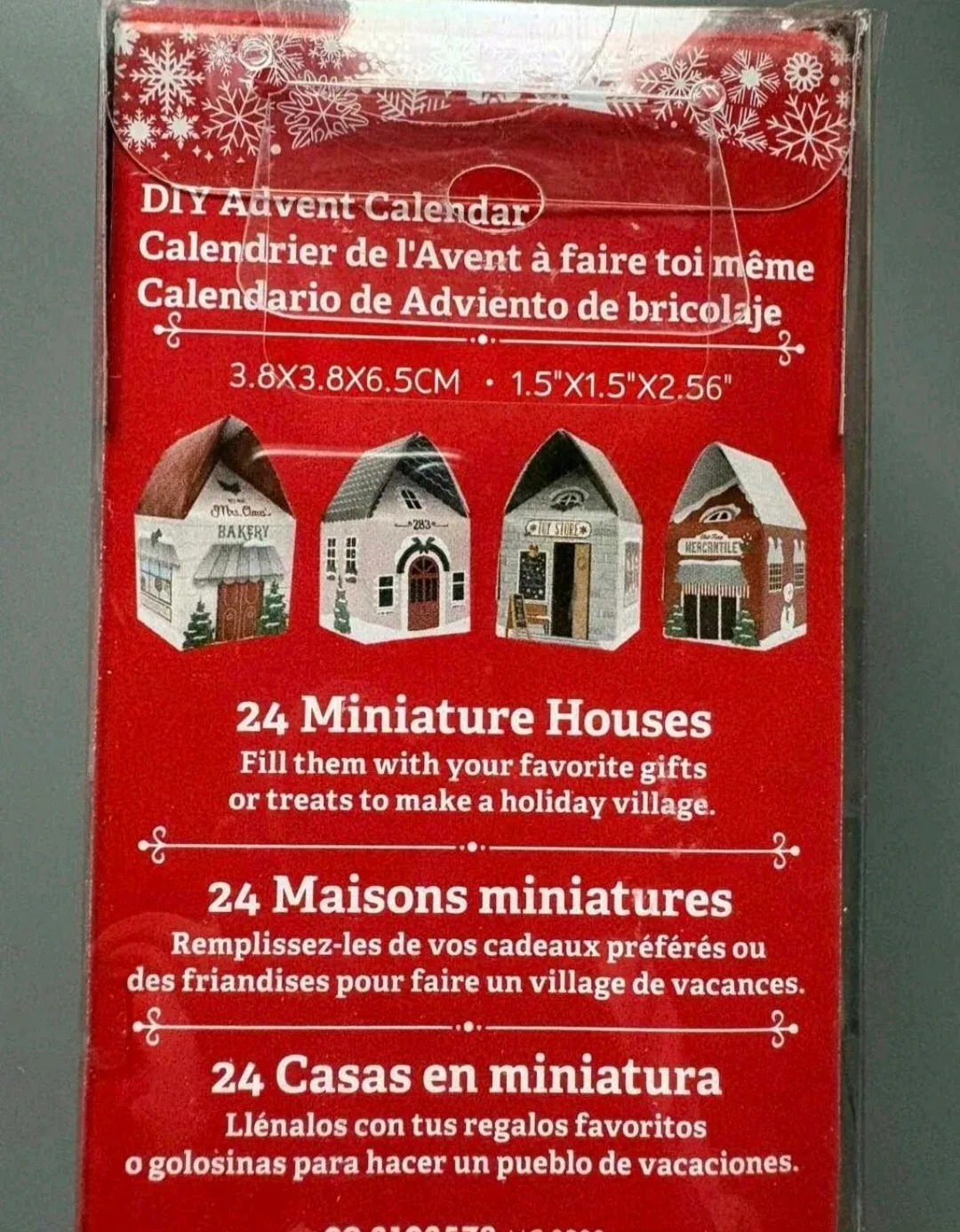 DIY Advent Calendar 24 Miniature Houses image indicator(3)