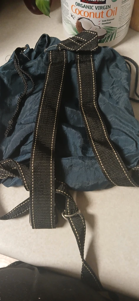 Blue Drawstring Backpack - photo 2